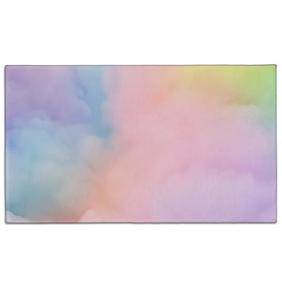 Dreamy Pastel Sky Door Rugs,Washable Non Slip Door Mats Indoor,Decorative Door Mats,Entry Mat Indoor for Entrance,Bedroom,Kitchen,Bathroom,17"x30"