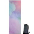 thumbnail image 1 of Dreamy Pastel Sky Hot Yoga Mat Towel Non Slip for Hot Yoga - Quick-Drying Yoga Mat Cover with 4 Corner Pockets with Travel Bag - Hot Yoga Towel Non Slip 74"x26", 1 of 6