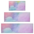thumbnail image 1 of Dreamy Pastel Sky Kitchen Rugs Sets Of 3,Kitchen Runner Rugs Non Skid Washable,Decorative Kitchen Floor Mats for Kitchen,Sink,Laundry,17"x30"+ 17"x47" + 17"x59", 1 of 6