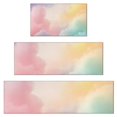 thumbnail image 1 of Dreamy Pastel Sky Kitchen Rugs Sets Of 3,Kitchen Runner Rugs Non Skid Washable,Decorative Kitchen Floor Mats for Kitchen,Sink,Laundry,17"x30"+ 17"x47" + 17"x59", 1 of 6