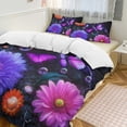 thumbnail image 1 of Dreamy Purple Butterfly Pattern (98)-1 Set Duvet Cover Bedding Set Duvet Cover Polyester Quilt Cover for Full Size, 1 of 6