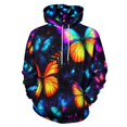 thumbnail image 1 of Dreamy Purple Butterfly Pattern Men's Women New Sweatshirt Hoodie Men's Plus Size Sweatshirt Hooded Sweatshirt 3d Printed Street Men's Cloth, 1 of 6