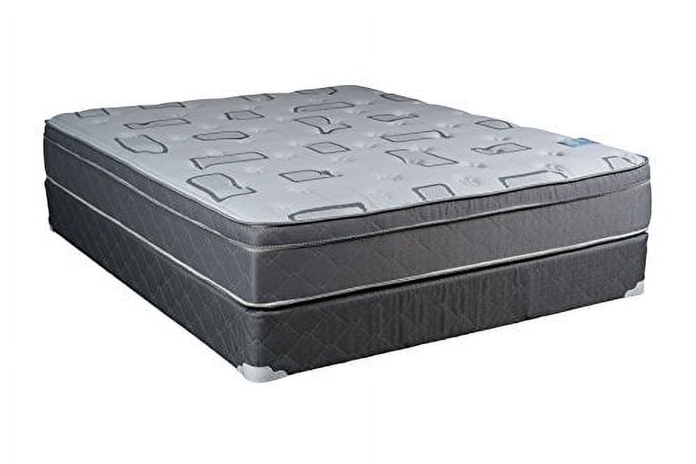 Dreamy Rest Pillow Top (Euro Top) Plush King Size Mattress and Box Spring Set
