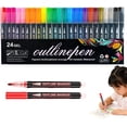 thumbnail image 1 of Dreamy Sparkle Dual-Line Contour Pen with Metallic Outline, Quick-Dry Ink for Drawing & DIY Crafts, Double Line Art Pen for Coloring, Journaling & Card Making, 1 of 9