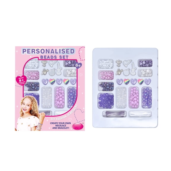 Dreamy Theme DIY Beads Set, Personalised Jewelry Design Kit with Multi-Pattern Components, Handcrafted Aesthetic Accessory System