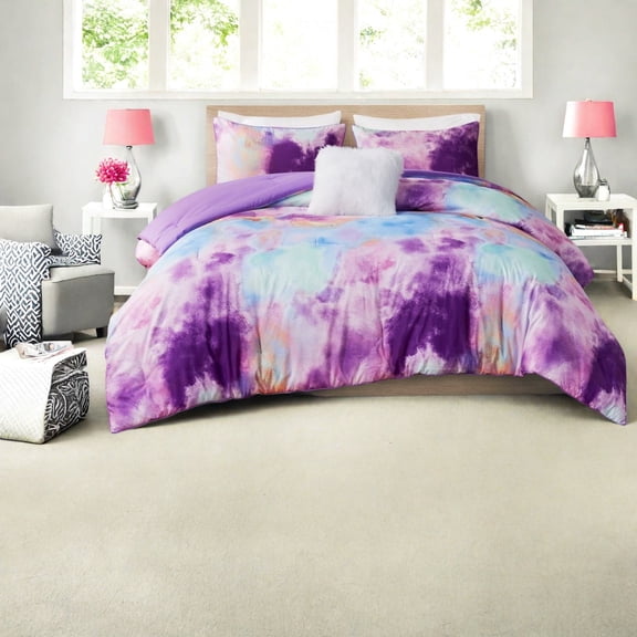 Dreamy Watercolor Tie Dye Bedding Sets King/Cal King Hypoallergenic OEKOTEX Certified