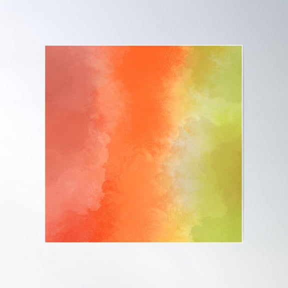 Dreamy Watercolour - Glamorous Abstract Style Poster Wall Art, Modern Wall Decor For Living Room Bedroom, 30x30 UNFRAMED