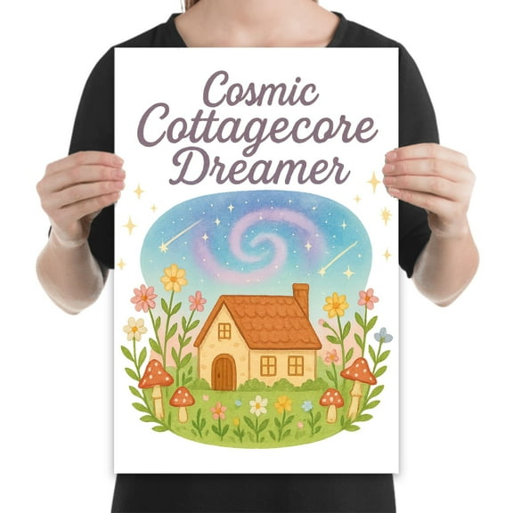 Cottagecore Poster - 13x19 - Bedroom Decor for Reading Nook Gift