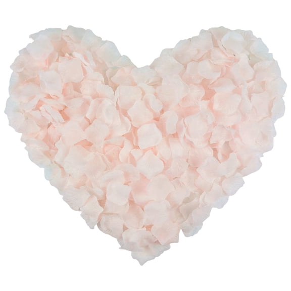 DreamyJuly 1000pcs Rose Petals for Wedding Night, Proposal and Anniversary Flower Decorations - Dark Red Silk Rose Petals for Romance, E