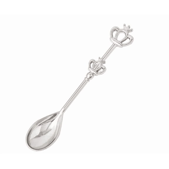 DreamyJuly 2pcs Crown Drinking Spoon Set, Elegant Wedding Tea Souvenir and Creative Novelty Crown Coffee Spoons - Gift Set for Tea Party