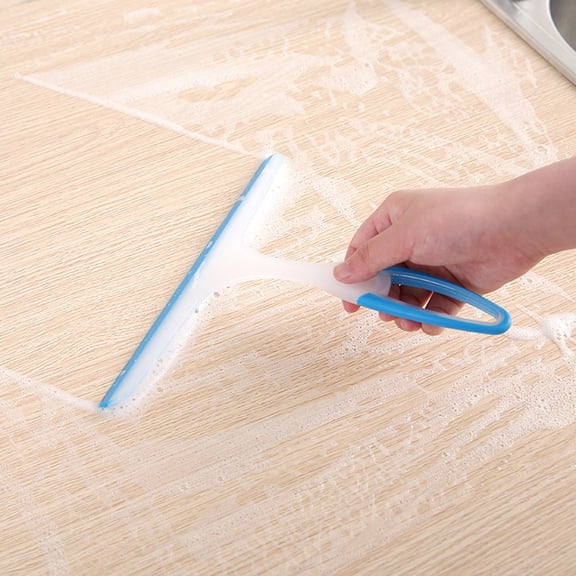 DreamyJuly Rubber Squeegee Cleaner, Handheld Streak-Free Wiper for Shower Doors, Glass, Windows, Tiles, and Car - Multi-Surface Cleaning Tool for Bathroom and Kitchen