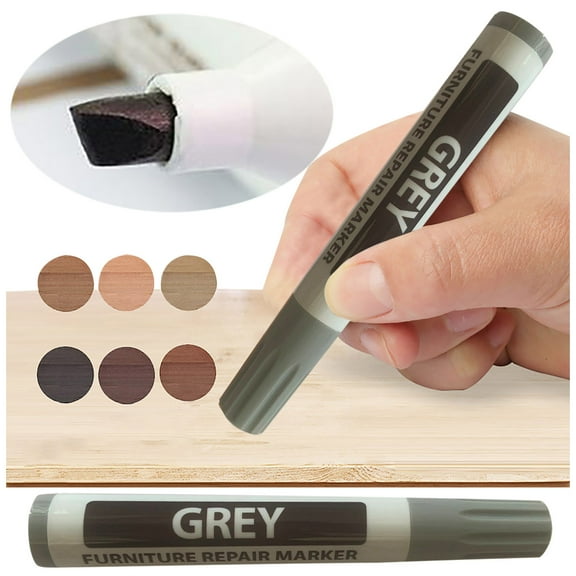 DreamyJulyPencil curlerFurniture Pen Crayon Furniture Scratch Repair Marker Paint Pen Floor Pen 2.5ML(G1)