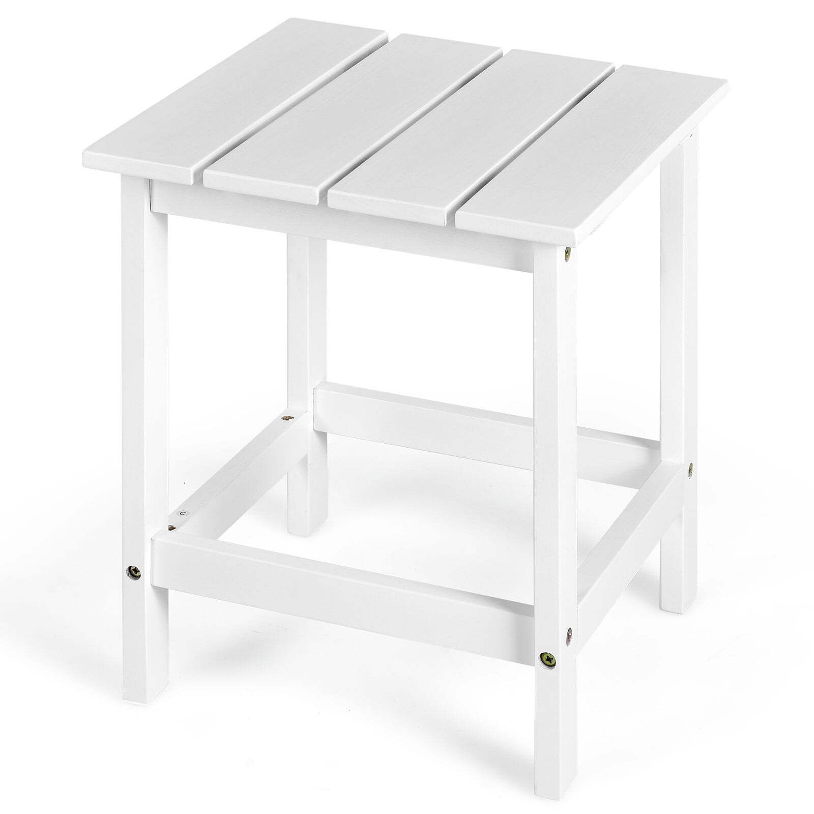 DreamyTrendy Adirondack Square Outdoor Side Table for Patio, Pool ...