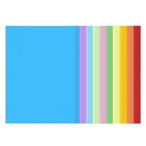 Dreamyjuly 100 Pieces Copy Paper No Odor Diy Side Use Festive Art Paper for Colorful 10-Color A4 Copy Paper Printing Paper(Hot Pink)