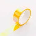 thumbnail image 1 of Dreamyjuly Cool Multicolour Gradient Hand Account Decorative Diy Creative Waterproof Tape Plastic Yellow, 1 of 2