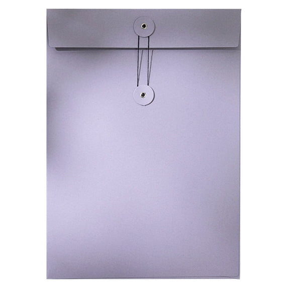 Dreamyjuly Envelopes with Thread Seals Thick Cowhide Foldersreusable Transparent Envelopes and Organizers, 1 Document Bag(Paper, Purple)