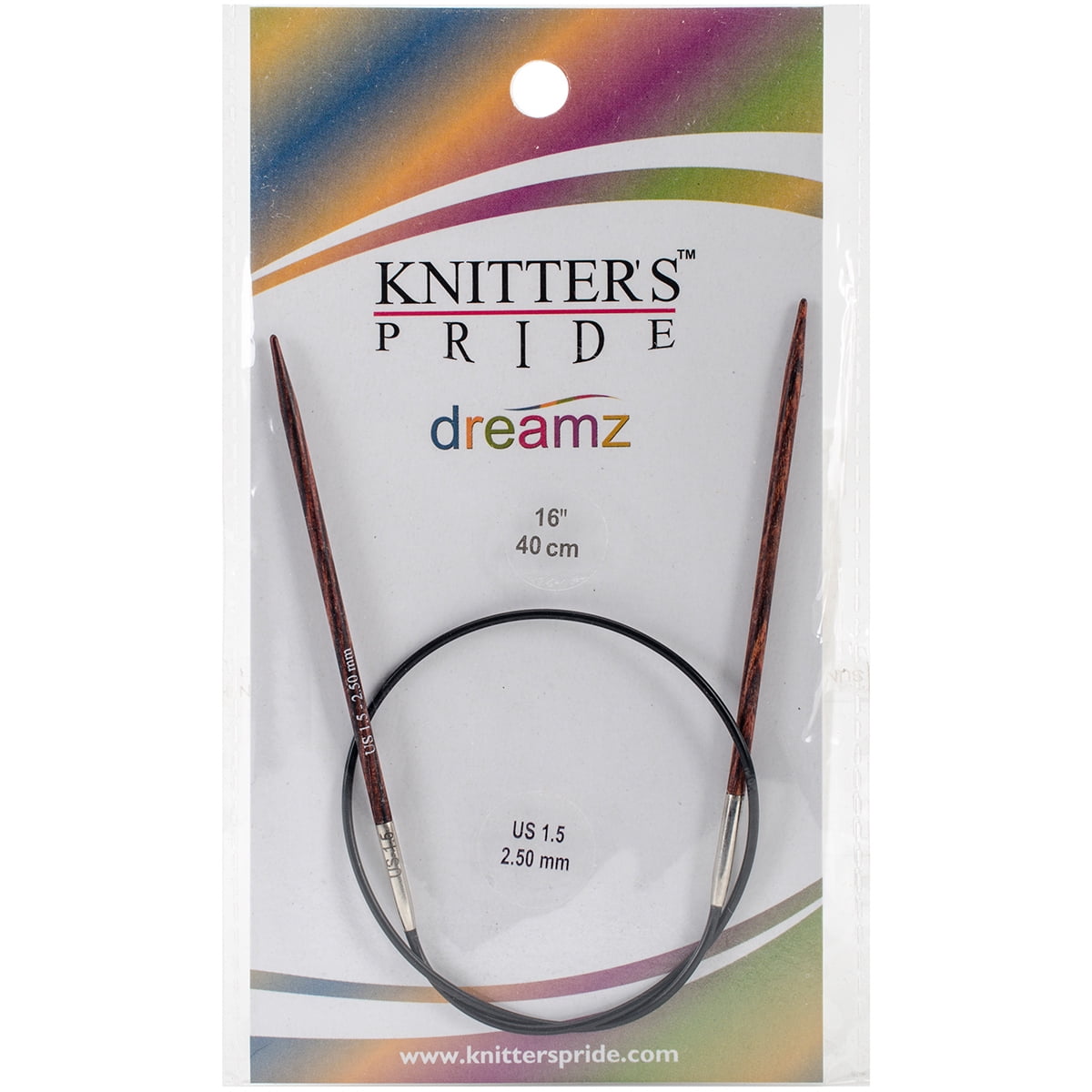  Knitter's Pride Dreamz Fixed Circular Needles 16-Size 13/9mm