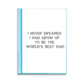 thumbnail image 1 of Dreang World's Best Dad Festival Quote Book Sheet Protectors Portfolio Binder Folder, 1 of 3