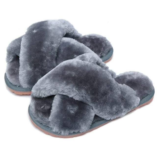 kids fluffy shoes