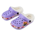 thumbnail image 1 of Drecage Little Kids Lined Clogs Toddler Winter Garden Shoes Bedroom House Slippers, 1 of 5