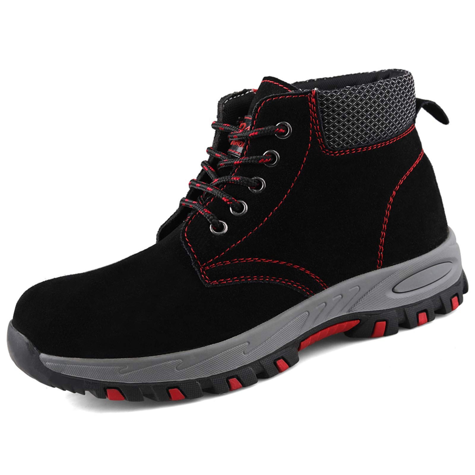 Drecage Steel Toe Boots for Men Women Slip Resistant Safety Work Boots