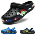 thumbnail image 1 of Drecage Toddler Boys Girls Cartoon Clogs Kids Lightweight Garden Shoes Beach Sandals, 1 of 7