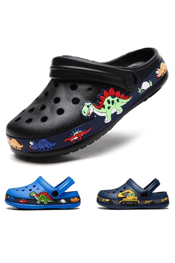Toddler Boys Girls Cartoon Clogs Kids Lightweight Garden Shoes Beach Sandals