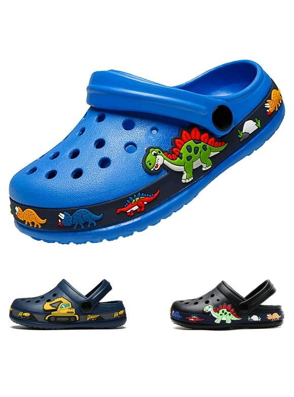 Toddler Boys Girls Cartoon Clogs Kids Lightweight Garden Shoes Beach Sandals
