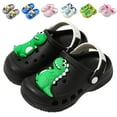 thumbnail image 1 of Drecage Toddler Boys Girls Cute Cartoon Clogs Kids Lightweight Garden Shoes Beach Pool Sandals, 1 of 6