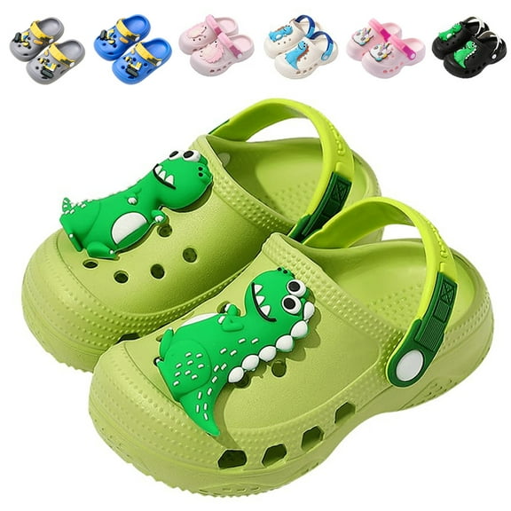 Drecage Toddler Boys Girls Cute Cartoon Clogs Kids Lightweight Garden Shoes Beach Pool Sandals