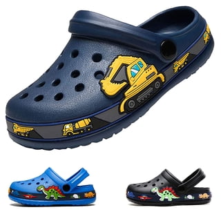Drecage Toddler Boys Girls Cartoon Clogs Kids Lightweight Garden Shoes Beach Sandals