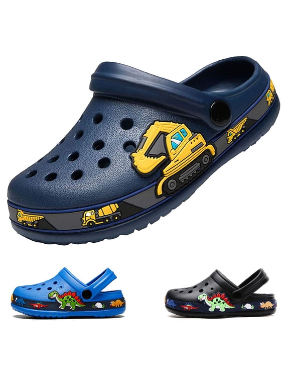 Toddler Boys Girls Cartoon Clogs Kids Lightweight Garden Shoes Beach Sandals