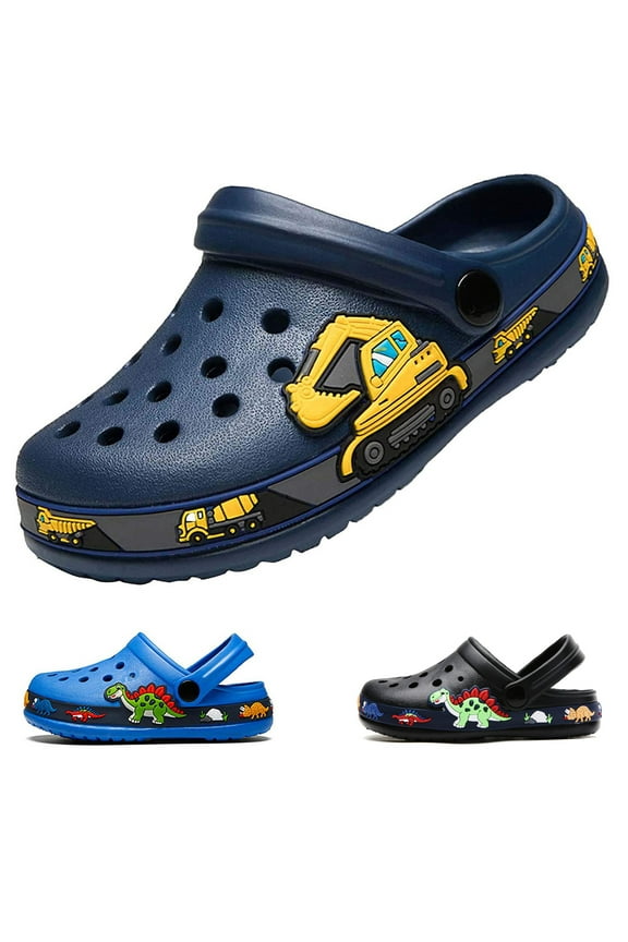 Toddler Boys Girls Cartoon Clogs Kids Lightweight Garden Shoes Beach Sandals