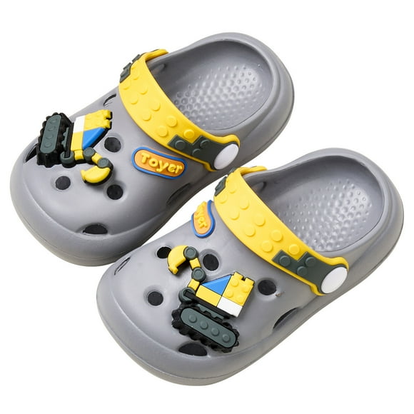 Toddler Boys Girls Cute Cartoon Clogs Kids Lightweight Garden Shoes Beach Pool Sandals