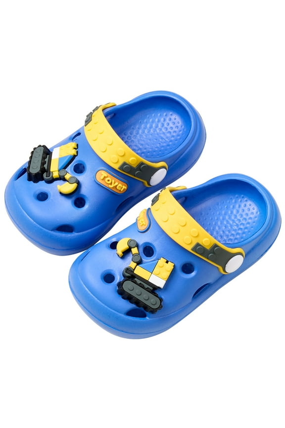 Toddler Boys Girls Cute Cartoon Clogs Kids Lightweight Garden Shoes Beach Pool Sandals