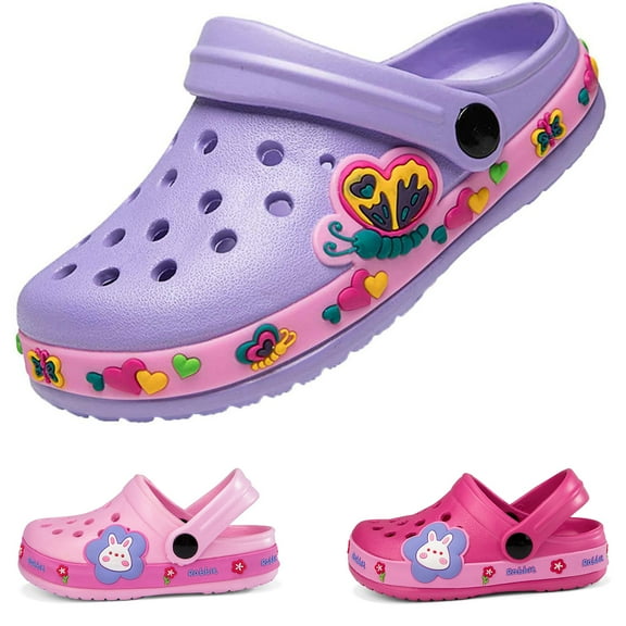 Drecage Toddler Garden Clogs Kids Beach Sandals for Boys and Girls