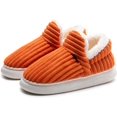 thumbnail image 1 of Drecage Womens Fuzzy Slippers Mens, Fleece Lined House Slipper for Ladies, Extra Plush Warm Indoor Outdoor Slippers with Heel Cover & Anti-slip Sole, Cozy Memory Foam Home Shoes, 1 of 11