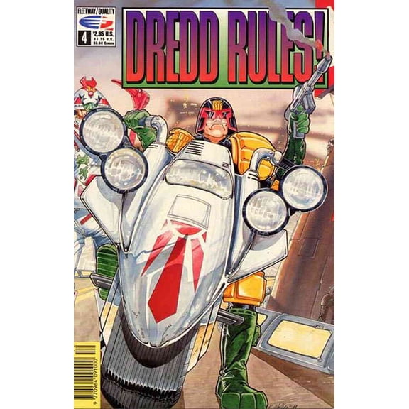 Dredd Rules! #4 VF ; Fleetway Quality Comic Book