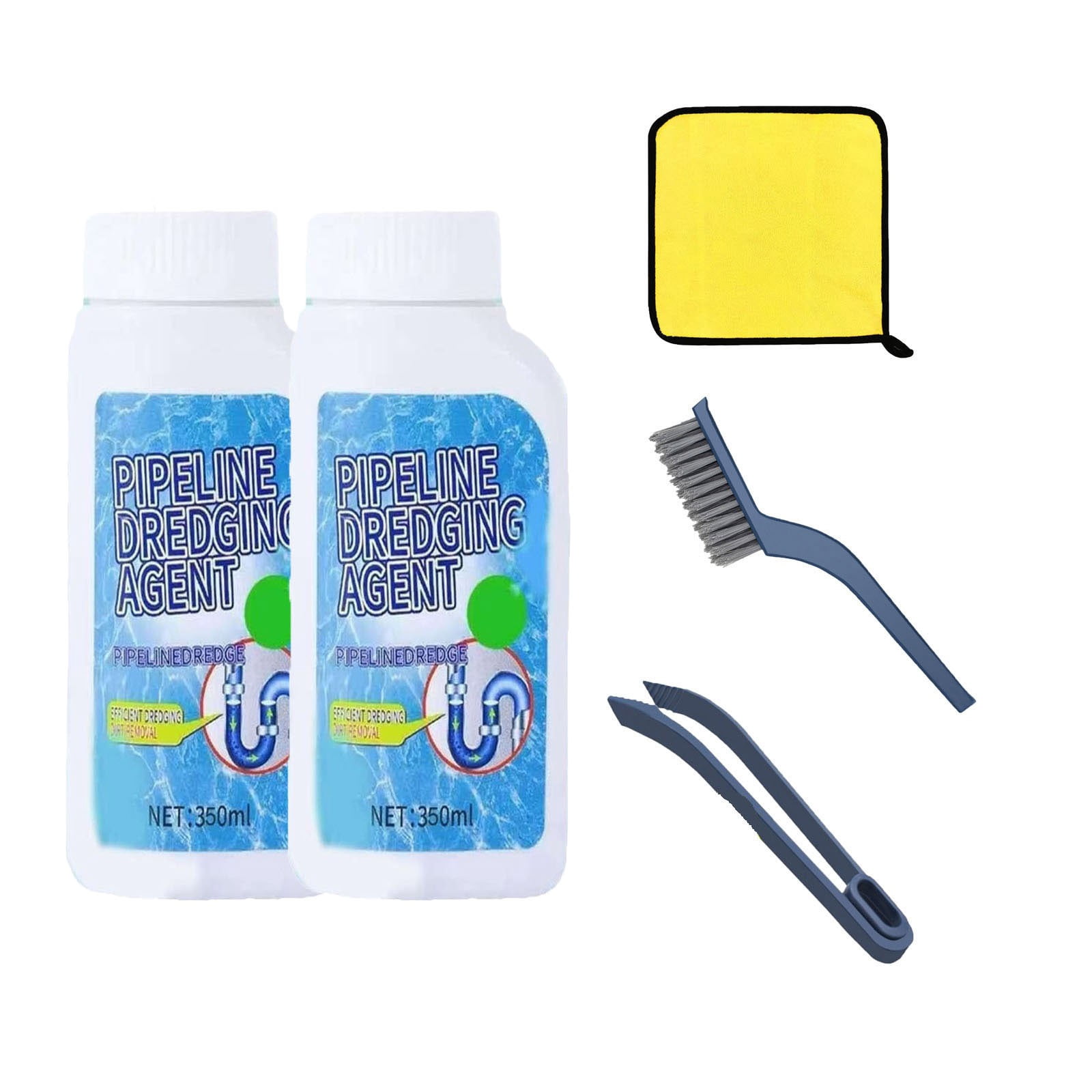 Dredging Agent Set | Multi-Purpose Unclogging Drain Cleaner Kit ...