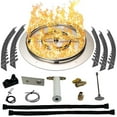 thumbnail image 1 of Dreffco Stainless Steel 30-inch 150K BTU Outdoor Fire Pit Burner & Pro Kit Natural Gas, 1 of 10