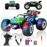Drefirsa 1:18 Remote Control Monster Truck for Boys Age 6-12, 20Mph All Terrian Remote Control Car, Birthday Gift Toy for Kids