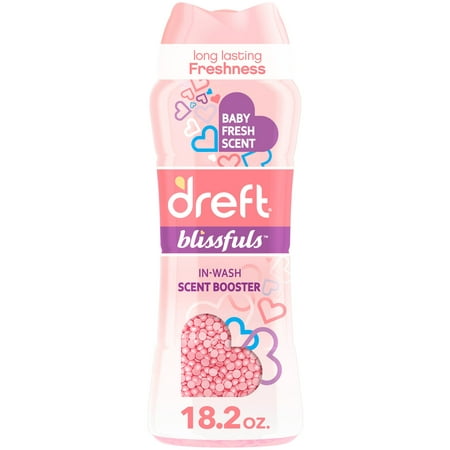 Dreft Baby Blissfuls Laundry Scent Booster Beads, Baby Fresh Scent, 18.2 oz