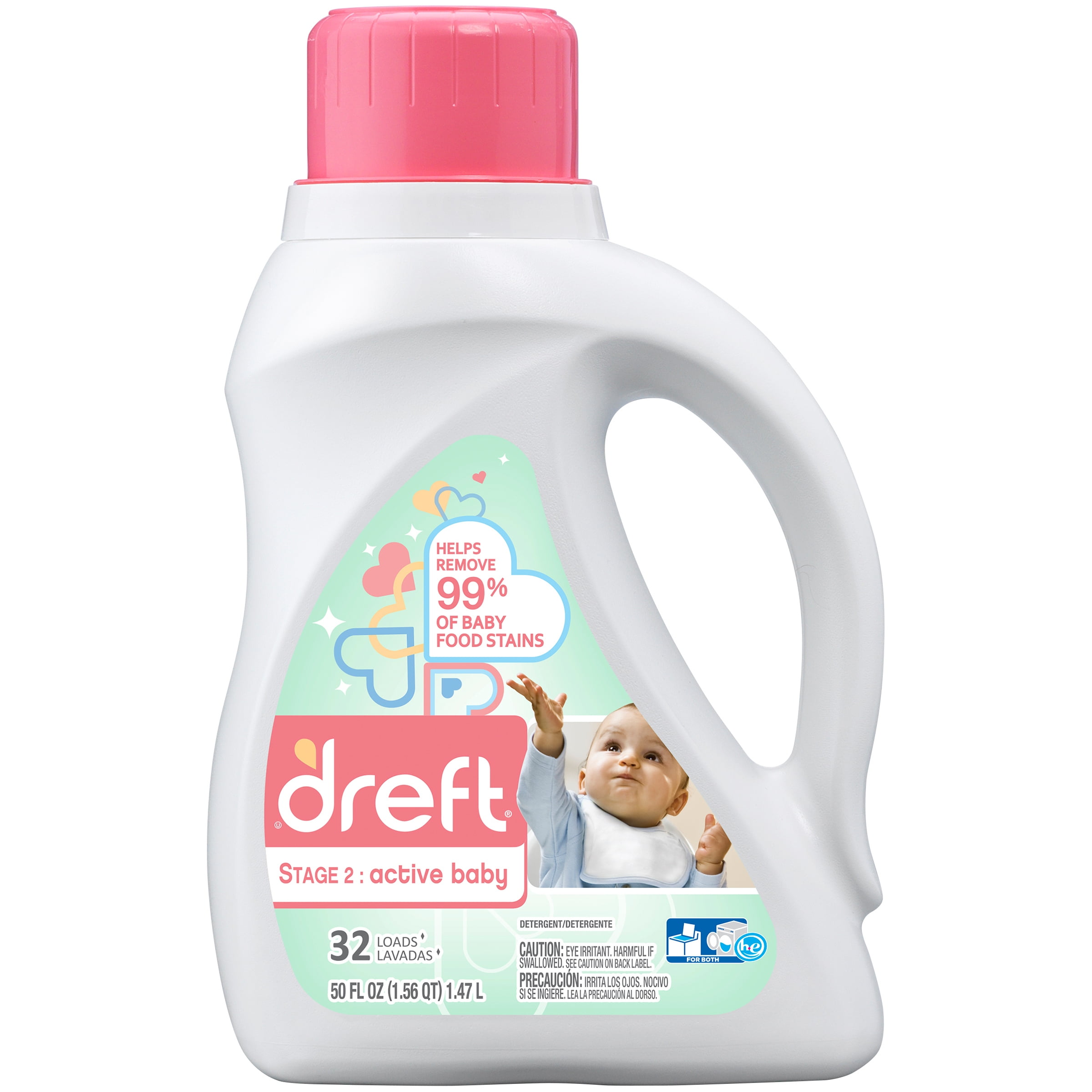 Detergente Líquido Dreft para Ropa de Bebé 4.43 l