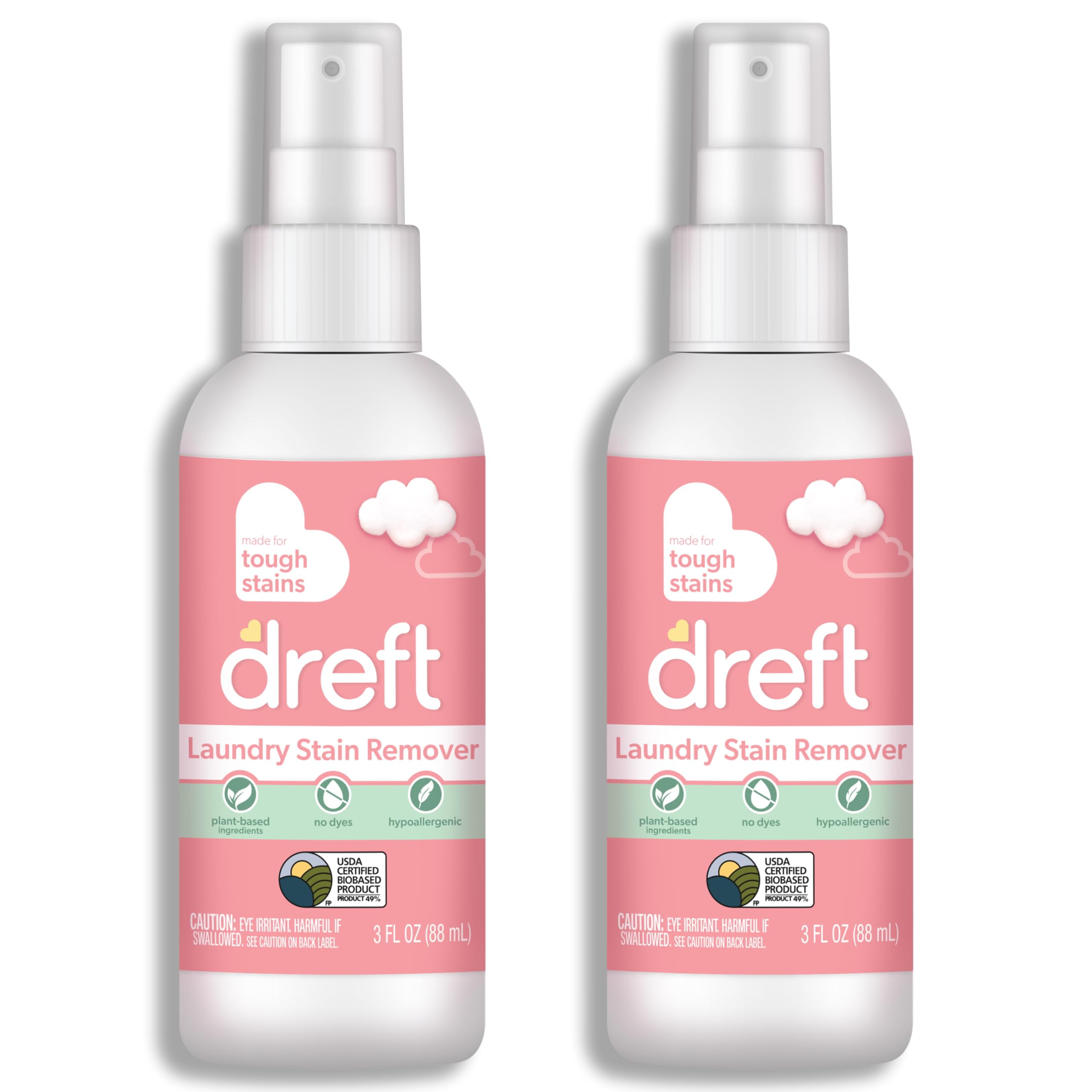 Dreft Stain Remover for Baby Clothes, Fragrance Free and Hypoallergenic