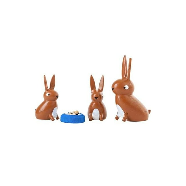 Dregeno Easter Ornament Rabbit Family