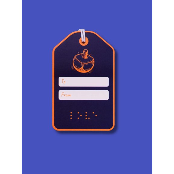 Dreidel Gift Tag 4-Pack