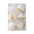 thumbnail image 1 of Dreisshy 6Pcs Christmas Balls Ornaments, Christmas Tree Hanging Balls Small Shatterproof Christmas Tree Decorations for Xmas Tree, Hanging Ball for Holiday Wedding Party, B, 1 of 6
