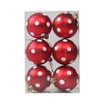 thumbnail image 1 of Dreisshy 6Pcs Christmas Balls Ornaments, Christmas Tree Hanging Balls Small Shatterproof Christmas Tree Decorations for Xmas Tree, Hanging Ball for Holiday Wedding Party, G, 1 of 2