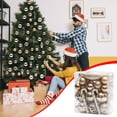 thumbnail image 1 of Dreisshy 6Pcs Christmas Ornaments Christmas Ball Ornaments, Shatterproof Christmas Tree Decor, Hanging Decorations for Xmas Tree, Holiday, Wedding, Party, Coffee, 1 of 3