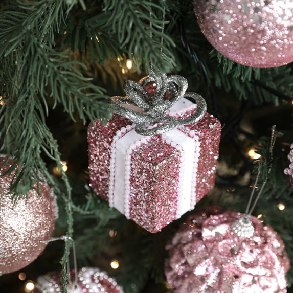 Dreisshy Christmas Balls Ornaments, Christmas Tree Hanging Balls Small Shatterproof Christmas Tree Decorations for Xmas Tree, Hanging Ball for Holiday Wedding Party, D